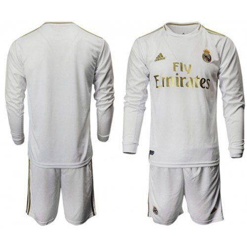 Real Madrid Dres Dječji Domaći 2019/20 Dugim Rukavima Real Madrid Dres Dječji Domaći 2019/20 Dugim Rukavima